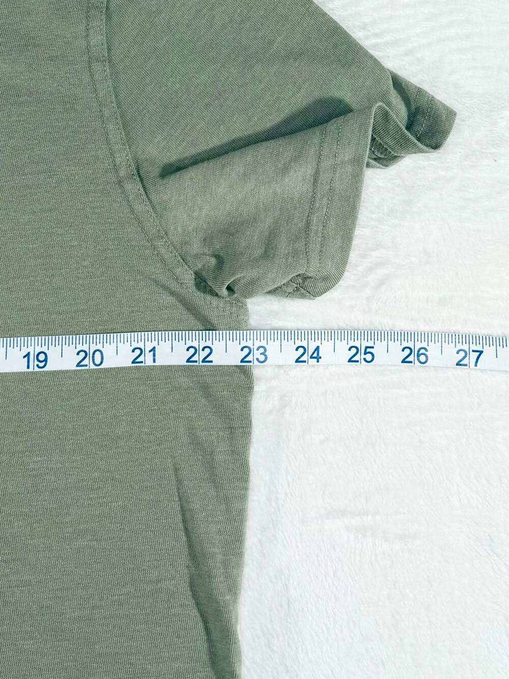 Lucky Brand Venice Burnout Short Sleeve Henley Shirt Army Green Large - Picture 6 of 7